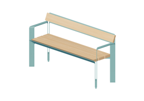 Panchine e Fioriere 3D - Divano - Gl&auml;nta - Vinkeln - 267200