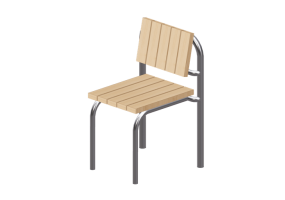 Panchine e Fioriere 3D - Sedia - Gl&auml;nta - Str&aring; - 277123