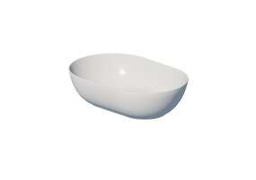 3D Sinks - Washbasin 60x41 cm - Globo - T-edge - b6o60