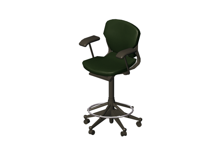 Sedie 3D - Sgabello girevole - Herman Miller - Equa -... Sedie 3D - Sgabello girevole - Herman Miller - Equa -...