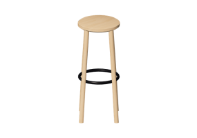 Sedie 3D - Sgabello - Herman Miller - Solo