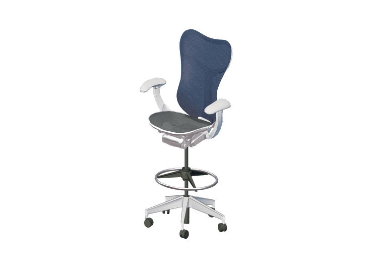 Sillas 3D - Taburete giratorio - Herman Miller - Mirra -... Sillas 3D - Taburete giratorio - Herman Miller - Mirra -...