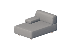 Sof&aacute;s 3D - Chaise longue - Hitch Mylius - hm108w