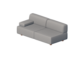 Poltronas y Sof&aacute;s 3D - Sof&aacute; 2 plazas - Hitch Mylius - hm108k
