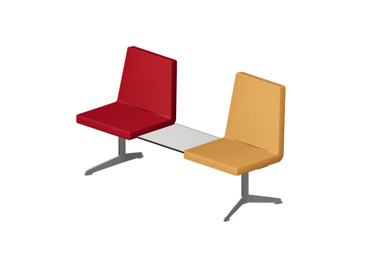 Sedie 3D - Seduta su trave 2 posti - Hitch Mylius - hm213a... Sedie 3D - Seduta su trave 2 posti - Hitch Mylius - hm213a...