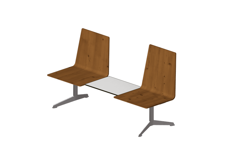 Sedie 3D - Seduta su trave 2 posti - Hitch Mylius - hm213a... Sedie 3D - Seduta su trave 2 posti - Hitch Mylius - hm213a...