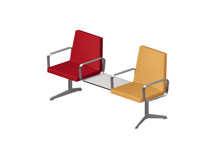 Cadeira 3D - Cadeiras longarinas 2 assentos - Hitch Mylius... Cadeira 3D - Cadeiras longarinas 2 assentos - Hitch Mylius...