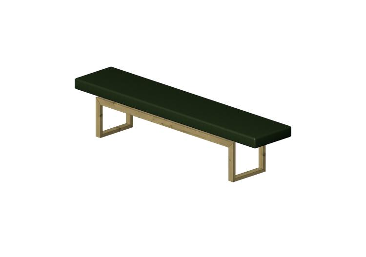 Poltrone 3D - Panca con seduta imbottita - Hitch Mylius -... Poltrone 3D - Panca con seduta imbottita - Hitch Mylius -...