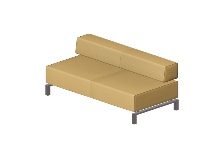 Poltronas 3D - Sofá 2 assentos em tecido ou de couro -... Poltronas 3D - Sofá 2 assentos em tecido ou de couro -...