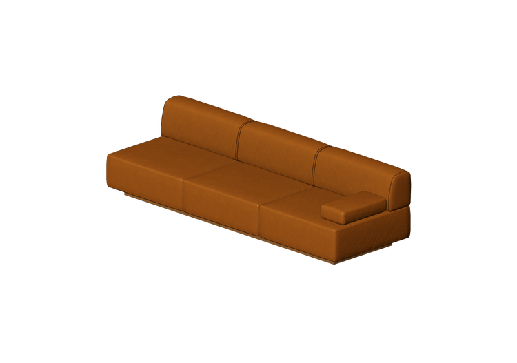 3D Arm Chairs - 3 seater armchair - Hitch Mylius - hm108r -... 3D Arm Chairs - 3 seater armchair - Hitch Mylius - hm108r -...