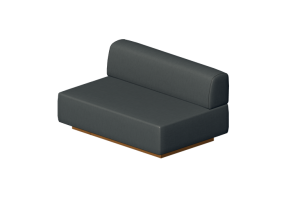 3D Sessel - Sofa aus Stoff oder Leder - Hitch Mylius - hm108e