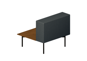 3D Arm Chairs - Bench with table - Hitch Mylius - hm102j