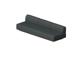 3D Sessel - Sofa 3-Sitzer - Hitch Mylius - hm108p