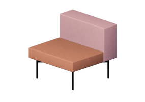 Poltronas 3D - Sill&oacute;n de tela - Hitch Mylius - hm102d