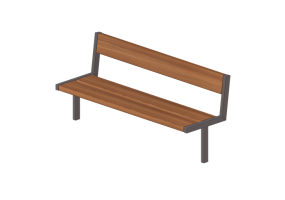 Panchine e Fioriere 3D - Panchina in legno e metallo 180x60x82cm - Hobbyka &ndash; Vika