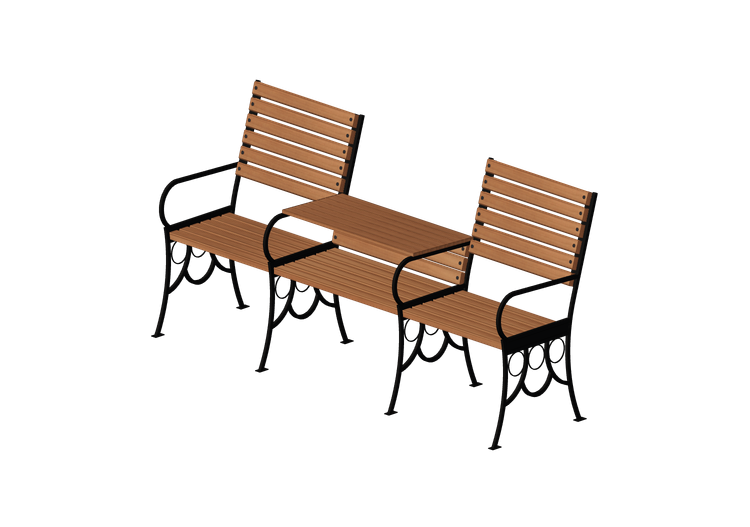 Bancs 3D - Banc en bois et métal 200x62x98cm - Hobbyka –... Bancs 3D - Banc en bois et métal 200x62x98cm - Hobbyka –...
