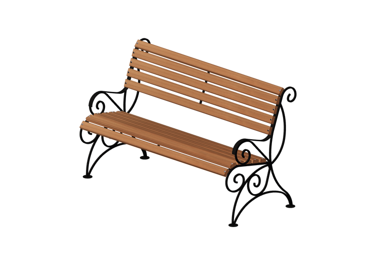 Bancos 3D - Banco de madeira e metal 150x70x85cm - Hobbyka... Bancos 3D - Banco de madeira e metal 150x70x85cm - Hobbyka...