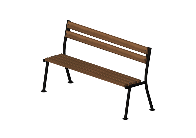 Bancos 3D - Banco de madeira e metal 150x55x80cm - Hobbyka... Bancos 3D - Banco de madeira e metal 150x55x80cm - Hobbyka...