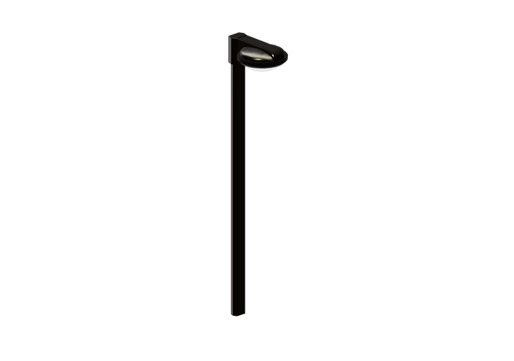 Lampioni da giardino 3D - Lampione con una lampada -... Lampioni da giardino 3D - Lampione con una lampada -...