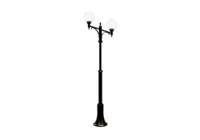 Farolas de calle 3D - Farola con dos l&aacute;mparas - Hobbyka - Parco