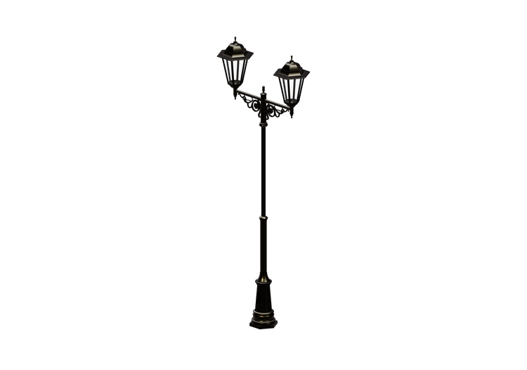 3D Straßenlanternen - Laterne mit zwei Lampen - Hobbyka -... 3D Straßenlanternen - Laterne mit zwei Lampen - Hobbyka -...