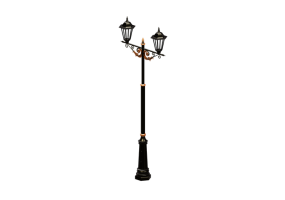 Lampioni stradali 3D - Lampione con due lampade - Hobbyka - M-06