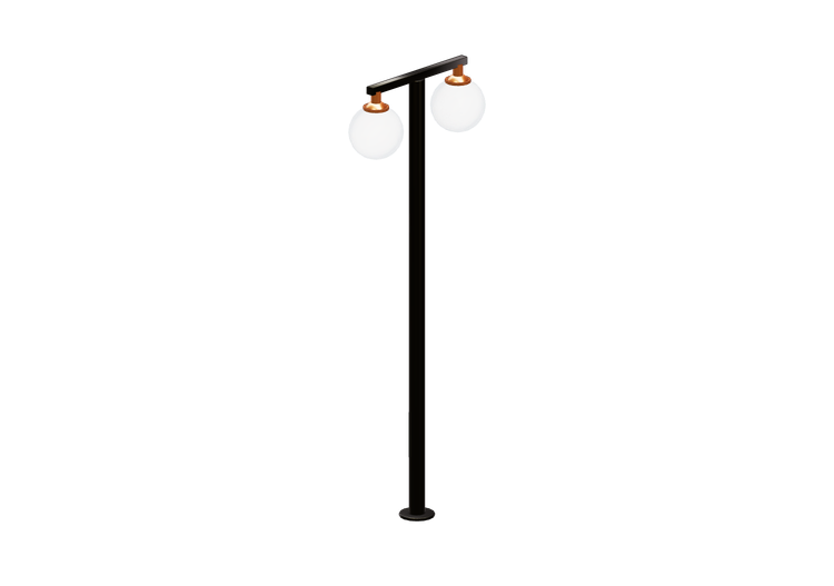 Lampioni stradali 3D - Lampione con due lampade - Hobbyka -... Lampioni stradali 3D - Lampione con due lampade - Hobbyka -...