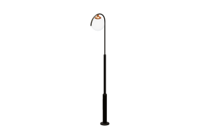 3D Street Lights - Steel lamppost with single light - Hobbyka - Т-23