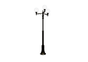 3D Stra&szlig;enlanternen - Laterne mit drei Lampen - Hobbyka - Parco