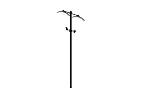 Farolas de calle 3D - Farola con dos l&aacute;mparas - Hobbyka - Riflesso