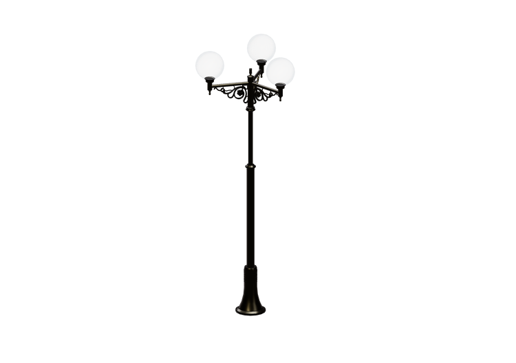 3D Street Lights - Lamppost with three lights - Hobbyka -... 3D Street Lights - Lamppost with three lights - Hobbyka -...
