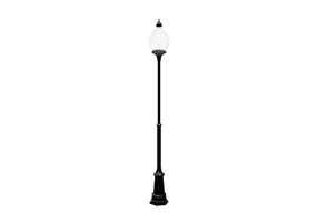 3D Stra&szlig;enlanternen - Laterne mit einer Lampe - Hobbyka - Lotus