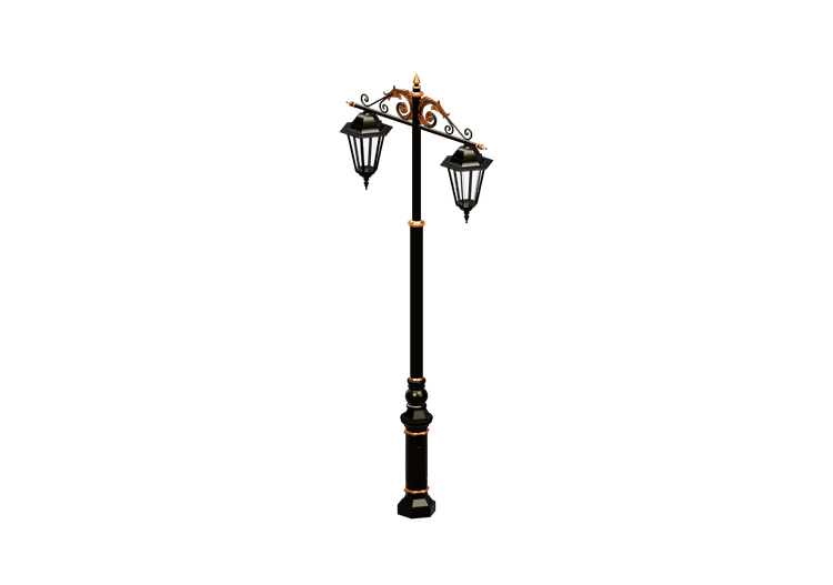 Lampioni stradali 3D - Lampione con due lampade - Hobbyka -... Lampioni stradali 3D - Lampione con due lampade - Hobbyka -...