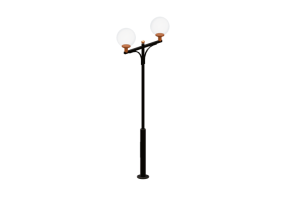 Lampioni stradali 3D - Lampione con due lampade - Hobbyka - Т-14
