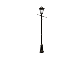 Candeeiros de rua 3D - Poste com uma lumin&aacute;ria - Hobbyka - Pushkin