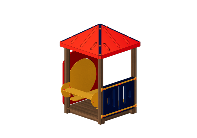 Parco giochi 3D - Casetta - Holzhof - MAX XM10 - Holzhof Parco giochi 3D - Casetta - Holzhof - MAX XM10 - Holzhof