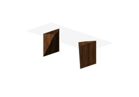 Tables 3D - Table en verre - Horm - Riddled Table