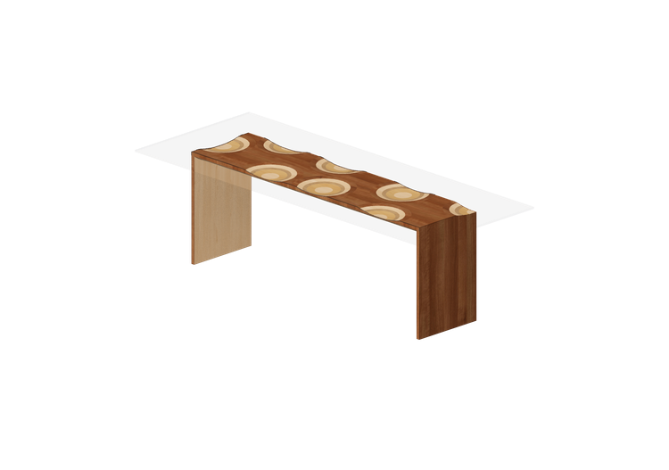 3D Tisch - Glastisch - Horm - Ripples - Horm 3D Tisch - Glastisch - Horm - Ripples - Horm