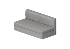 Poltronas y Sof&aacute;s 3D - Sof&aacute; cama de tela - Horm - Vulcano
