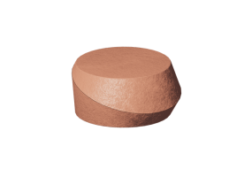 Sof&aacute;s 3D - Pufe de couro - Horm - Giro