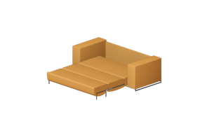 Chairs and Sofas 3D - Fabric sofa - Horm - Samoa