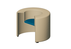 3D Sessel und Sofas - Sessel aus Rattan - Horm - Charlotte
