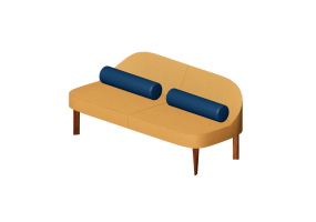 Poltronas y Sof&aacute;s 3D - Sof&aacute; de tela - Horm - Blabla
