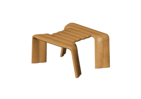 Poltronas y Sof&aacute;s 3D - Puf de cuero - Horm - Nuance