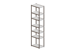3D Bookshelves and Containers - Wood storage rack/cabinet - Horm - 93-08-02