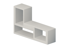 3D Bookshelves and Containers - Plastic bookshelf - Horm - Urban