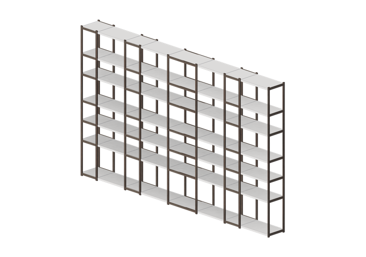 Librerie 3D - Scaffale in legno - Horm - 93-08-13 - Horm Librerie 3D - Scaffale in legno - Horm - 93-08-13 - Horm
