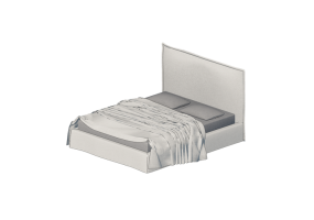 3D Betten und Nachttische - Doppelbett - Horm - Tahiti High