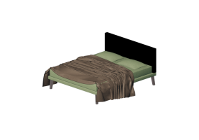 Camas 3D - Cama de casal - Horm - Ebridi Trapuntato