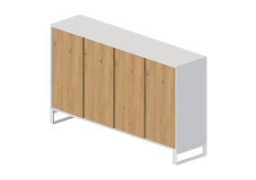 Armarios y C&oacute;modas 3D - Mueble de madera - Horm - Oblique